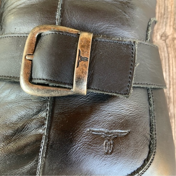 LANE Boots Black Zip Western Riding Boot / LB0216B. Size 10. - Picture 2 of 11